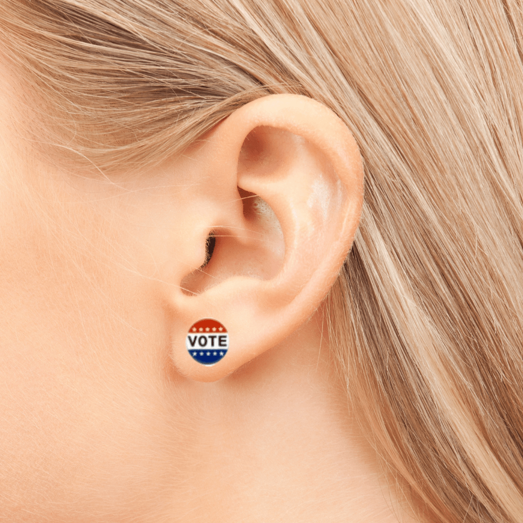 Acrylic Vote Stud Earrings - The Kindness Cause