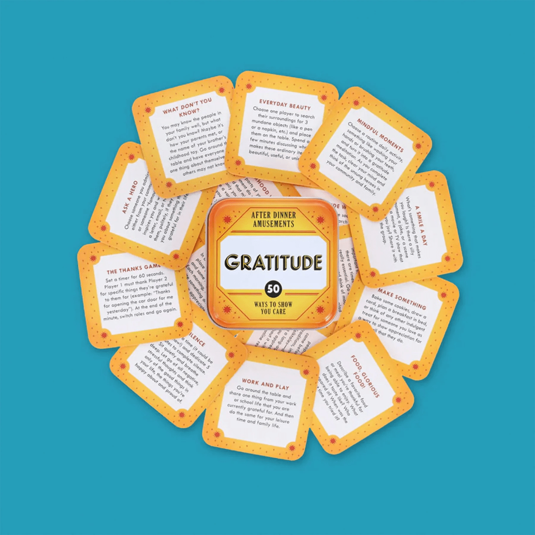 After Dinner Amusements: Gratitude 50 Ways to Show You Care - The Kindness Cause