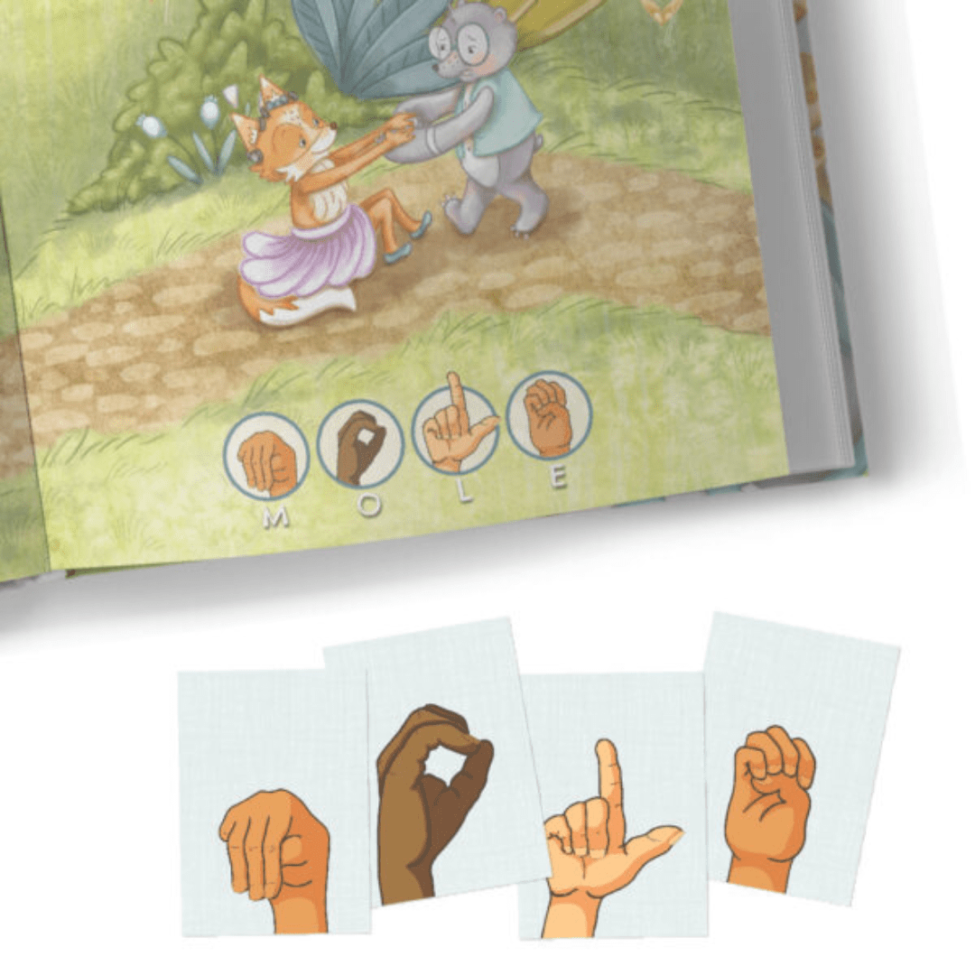 Alphabet ASL Flash Cards with Ada and Friends - The Kindness Cause