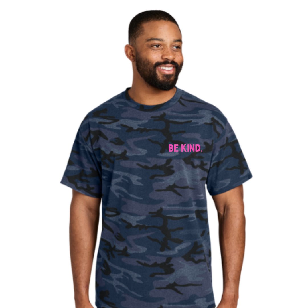 Be Kind. Not Every Battle Is Visible. Cotton Camo Tee - The Kindness Cause