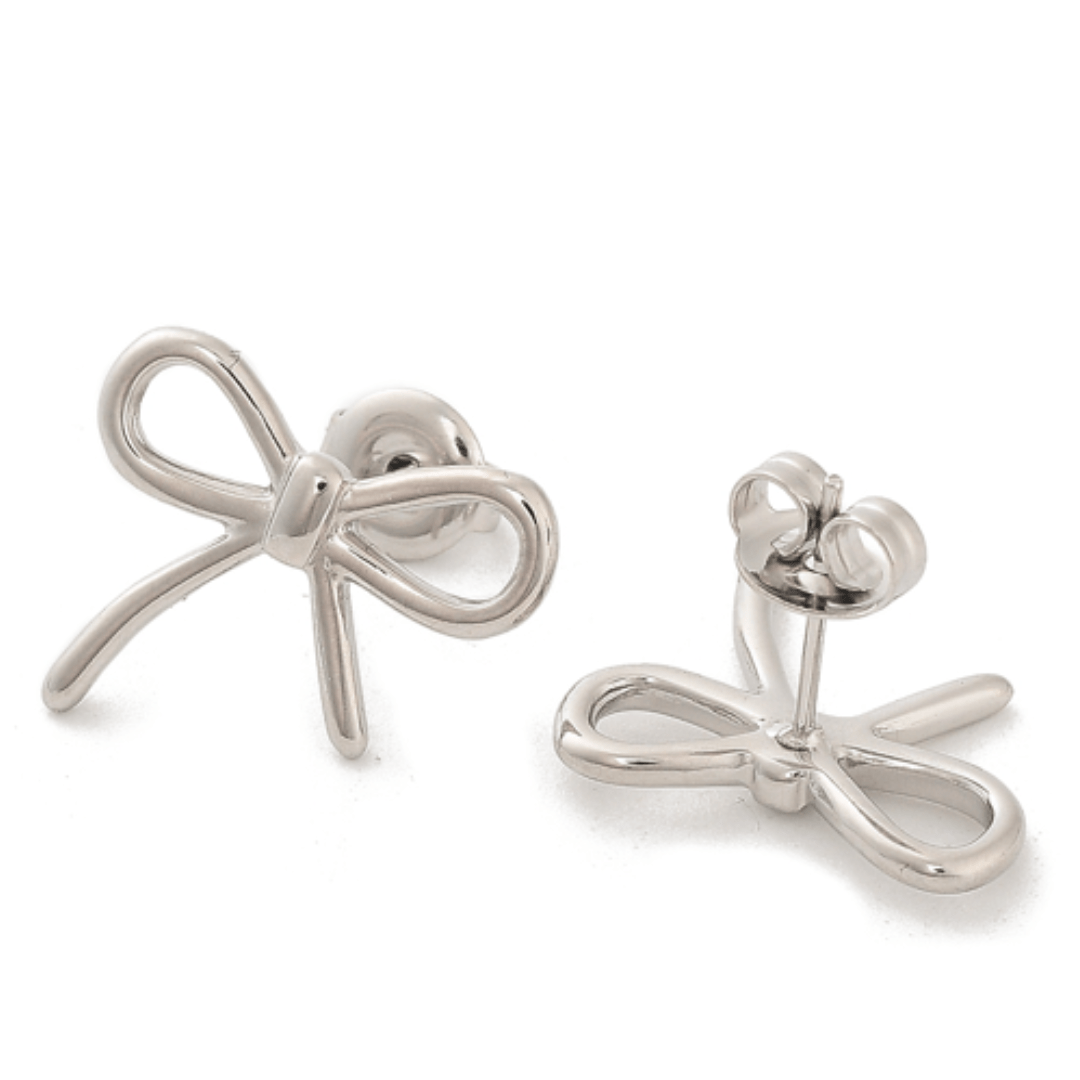 Bow Knot Stud Earrings - The Kindness Cause