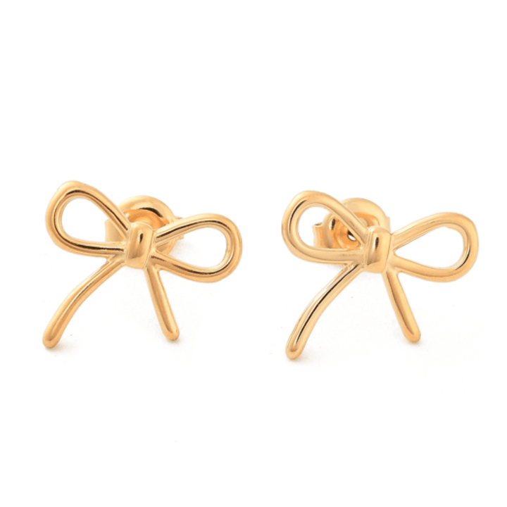 Bow Knot Stud Earrings - The Kindness Cause