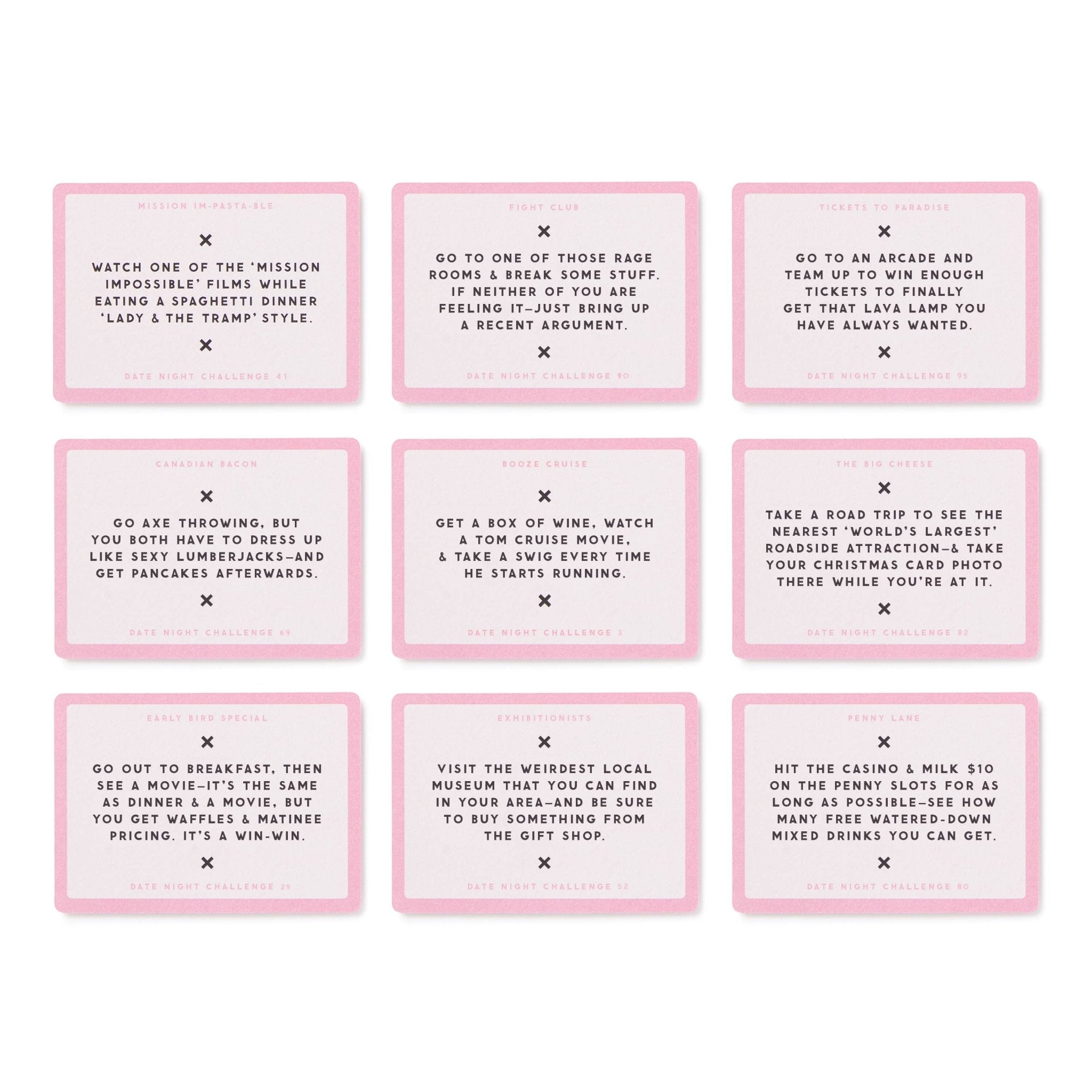 Brass Monkey Date Night Challenges - The Kindness Cause