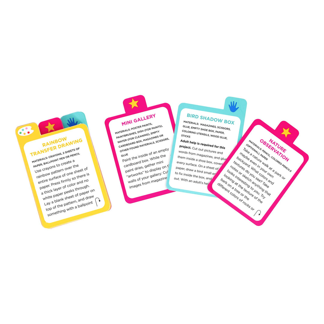 Busy Ideas for Bored Kids: Artist Edition Activity Cards - The Kindness Cause