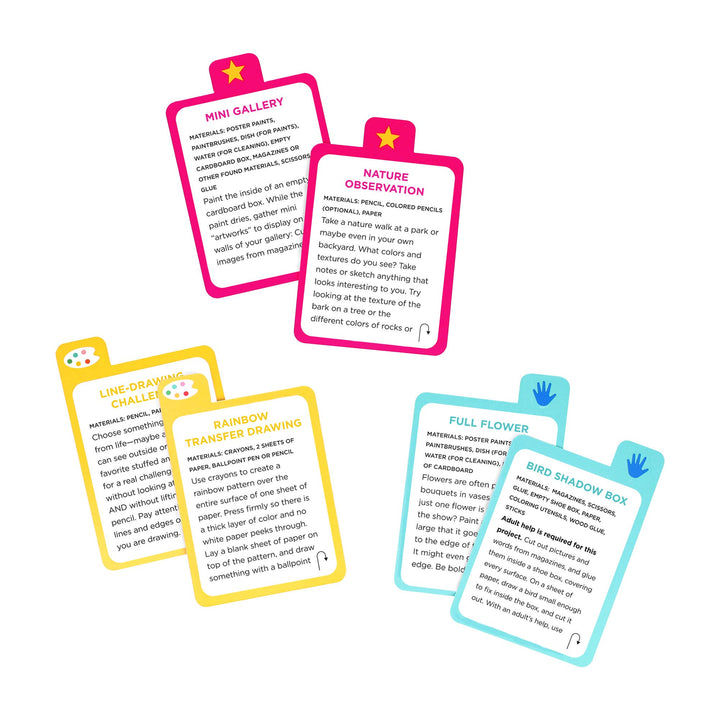 Busy Ideas for Bored Kids: Artist Edition Activity Cards - The Kindness Cause