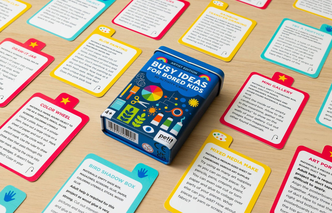 Busy Ideas for Bored Kids: Artist Edition Activity Cards - The Kindness Cause