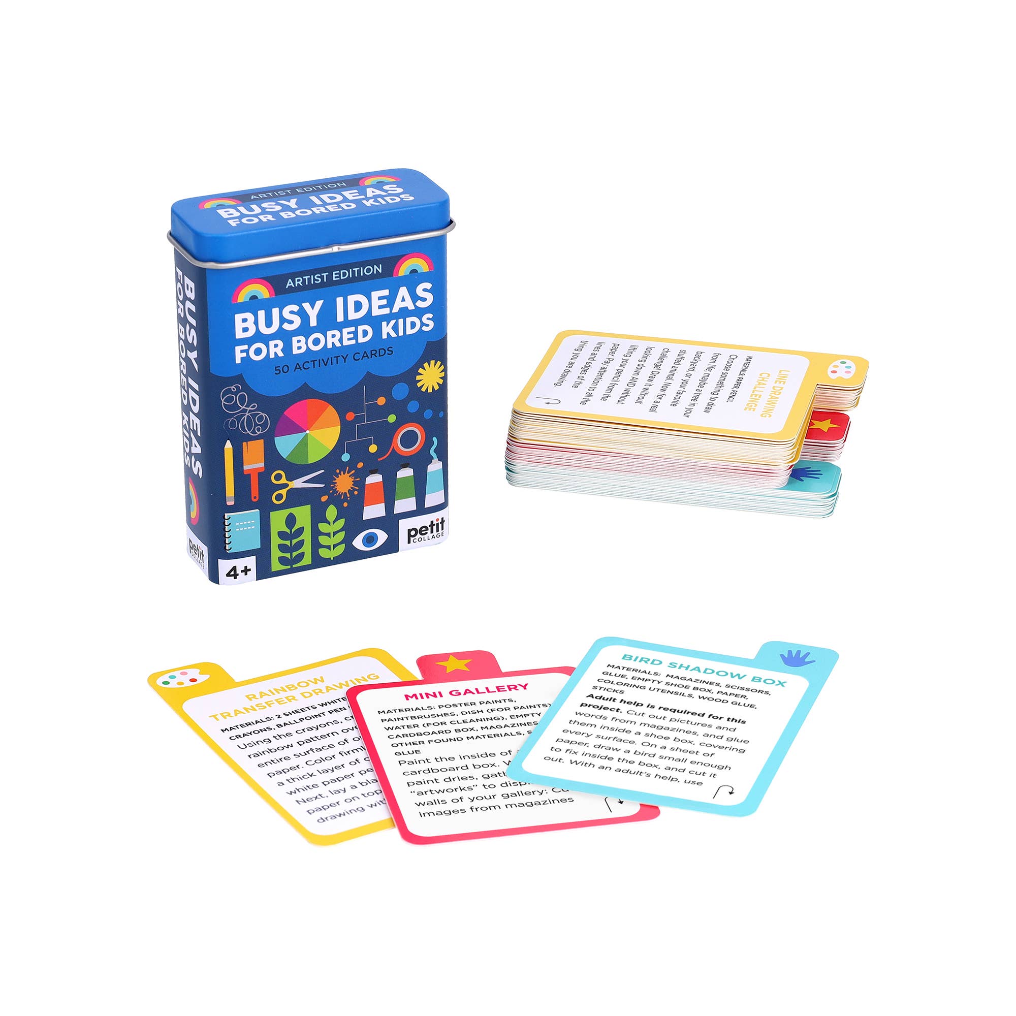 Busy Ideas for Bored Kids: Artist Edition Activity Cards - The Kindness Cause