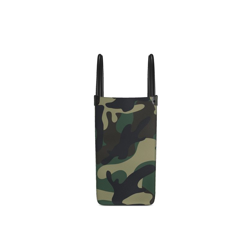 Camo Nappa Leather Shopper Bag - The Kindness Cause