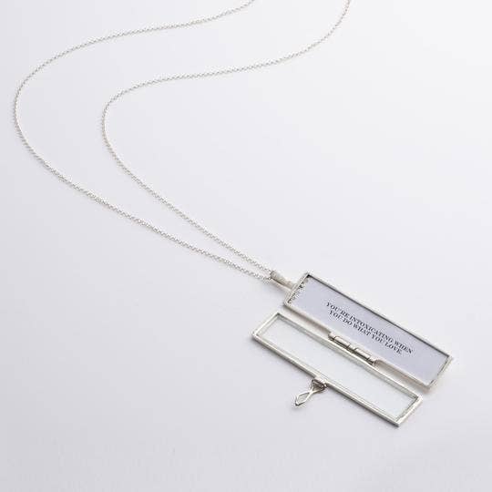 Classic Fortune Locket in Silver - The Kindness Cause