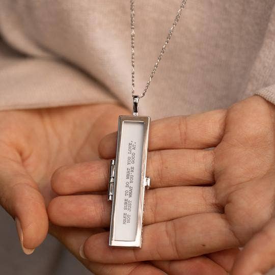 Classic Fortune Locket in Silver - The Kindness Cause