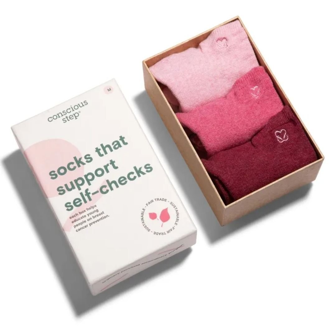 Conscious Step Boxed Set Ankle Socks That Support Self-Checks - The Kindness Cause