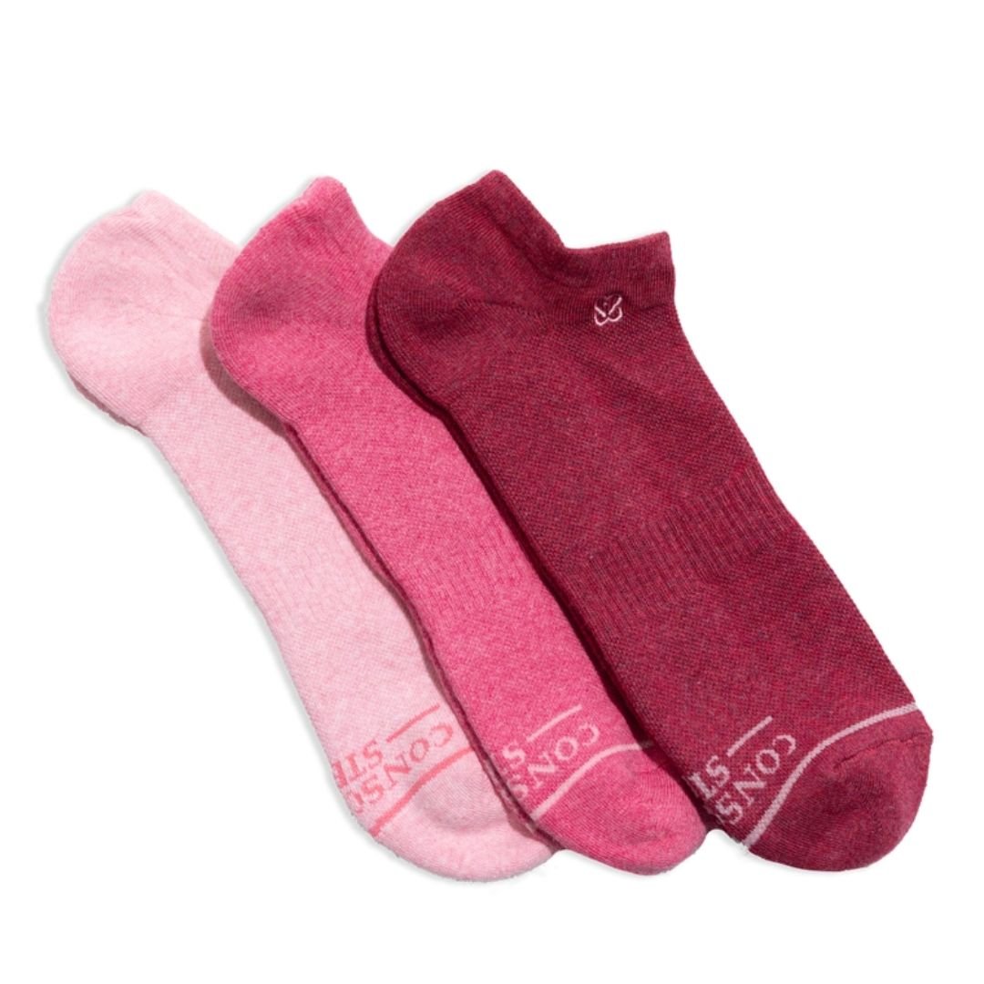 Conscious Step Boxed Set Ankle Socks That Support Self-Checks - The Kindness Cause