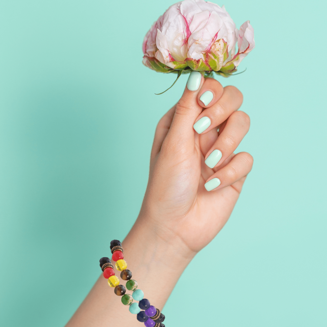 Crystal Beaded Bracelet - 7 Chakra Stone Bracelet - The Kindness Cause