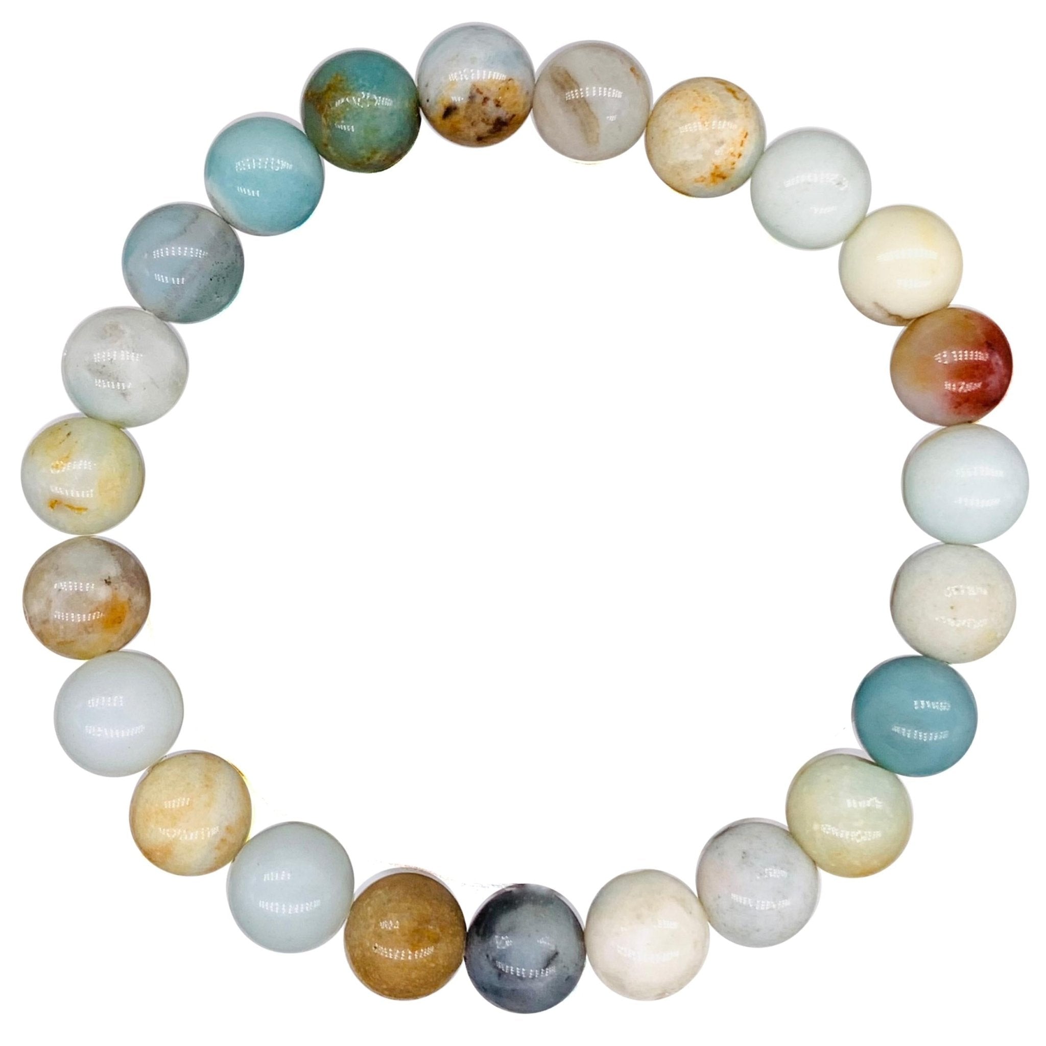 Crystal Beaded Bracelet - Amazonite - The Kindness Cause