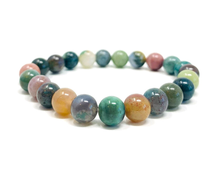 Crystal Beaded Bracelet - Indian Agate - The Kindness Cause