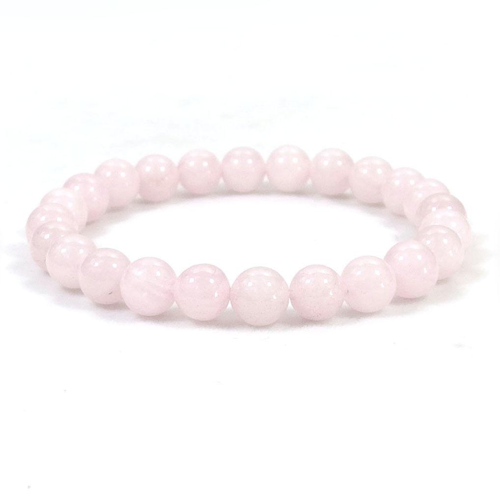 Crystal Beaded Bracelet - Rose Quartz - The Kindness Cause