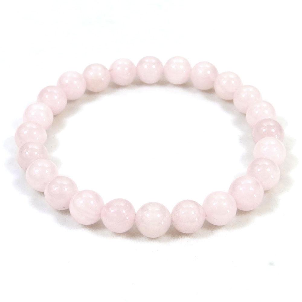 Crystal Beaded Bracelet - Rose Quartz - The Kindness Cause