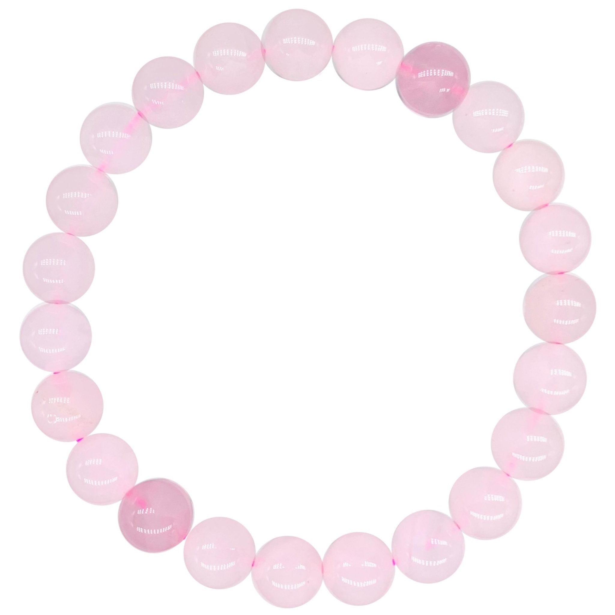 Crystal Beaded Bracelet - Rose Quartz - The Kindness Cause