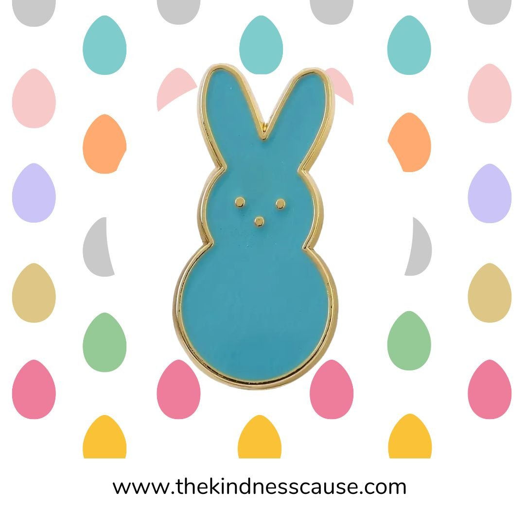 Easter Bunny Enamel Lapel Pin - The Kindness Cause