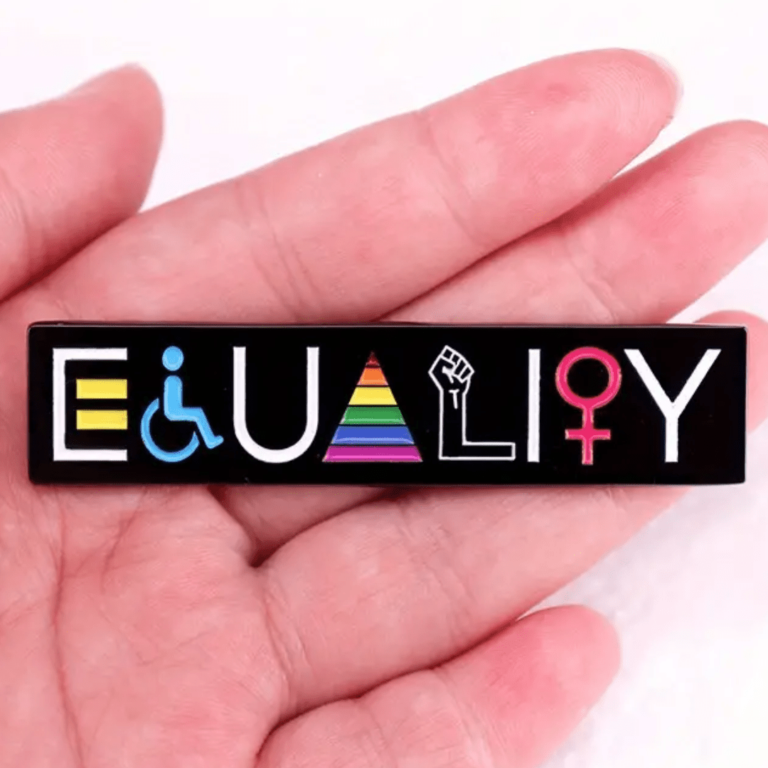 Equality Enamel Lapel Pin - The Kindness Cause