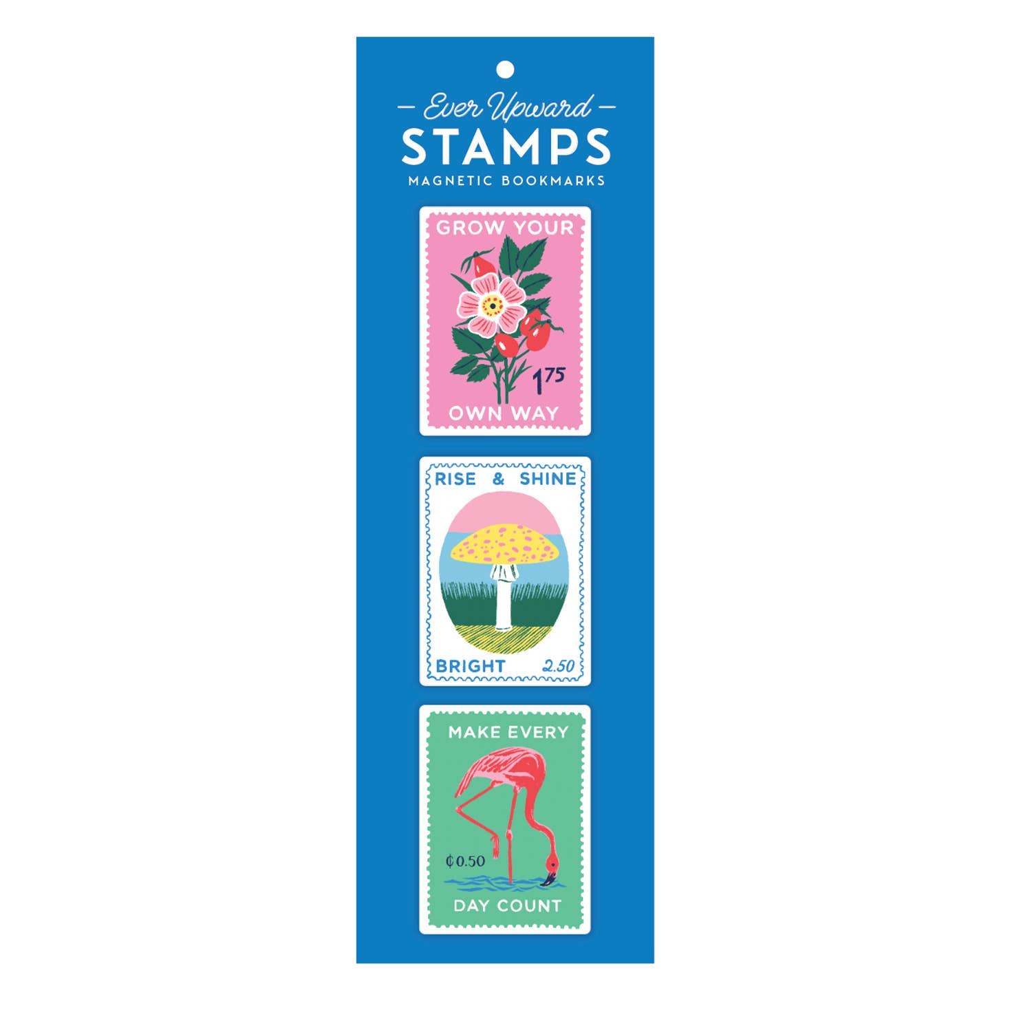 Ever Upward Stamps Shaped Magnetic Bookmarks - The Kindness Cause