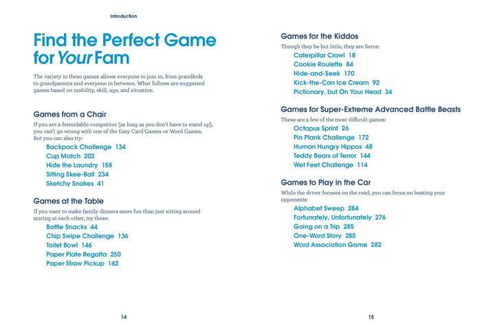 Family Face - Off The Ultimate Book Of Family Games - The Kindness Cause