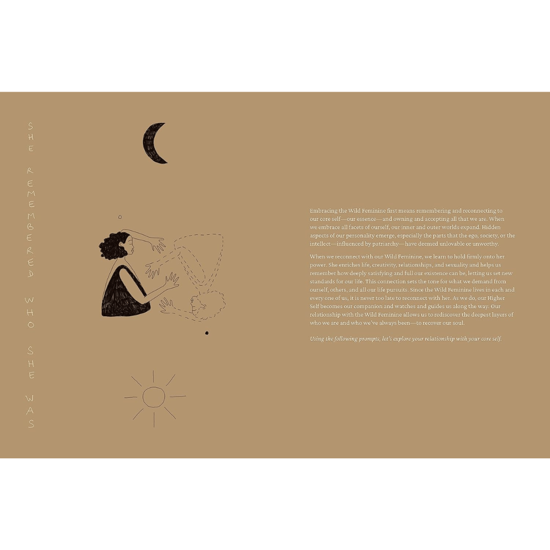 Find Your Wild Feminine: Daily Practices for Reawakening Your Sacred Power Journal - The Kindness Cause
