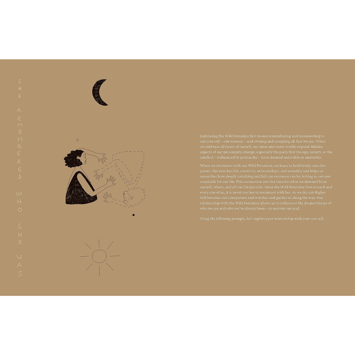 Find Your Wild Feminine: Daily Practices for Reawakening Your Sacred Power Journal - The Kindness Cause