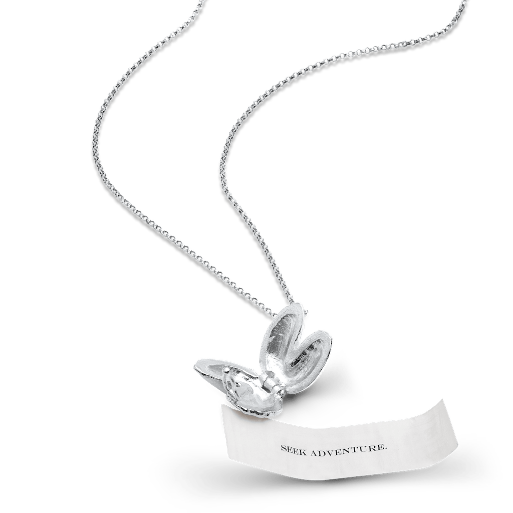 Fortune Cookie Locket in Silver - The Kindness Cause