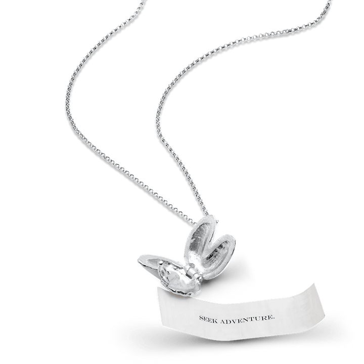 Fortune Cookie Locket in Silver - The Kindness Cause