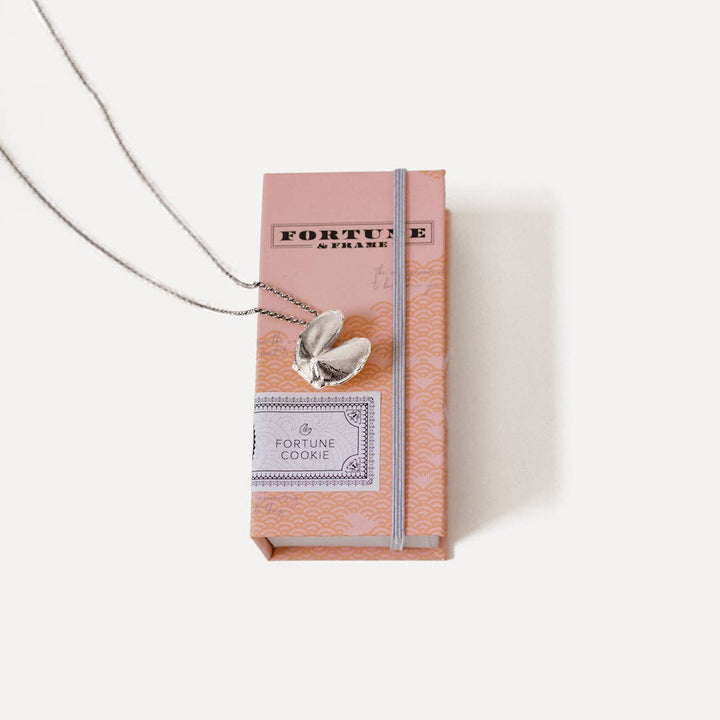 Fortune Cookie Locket in Silver - The Kindness Cause