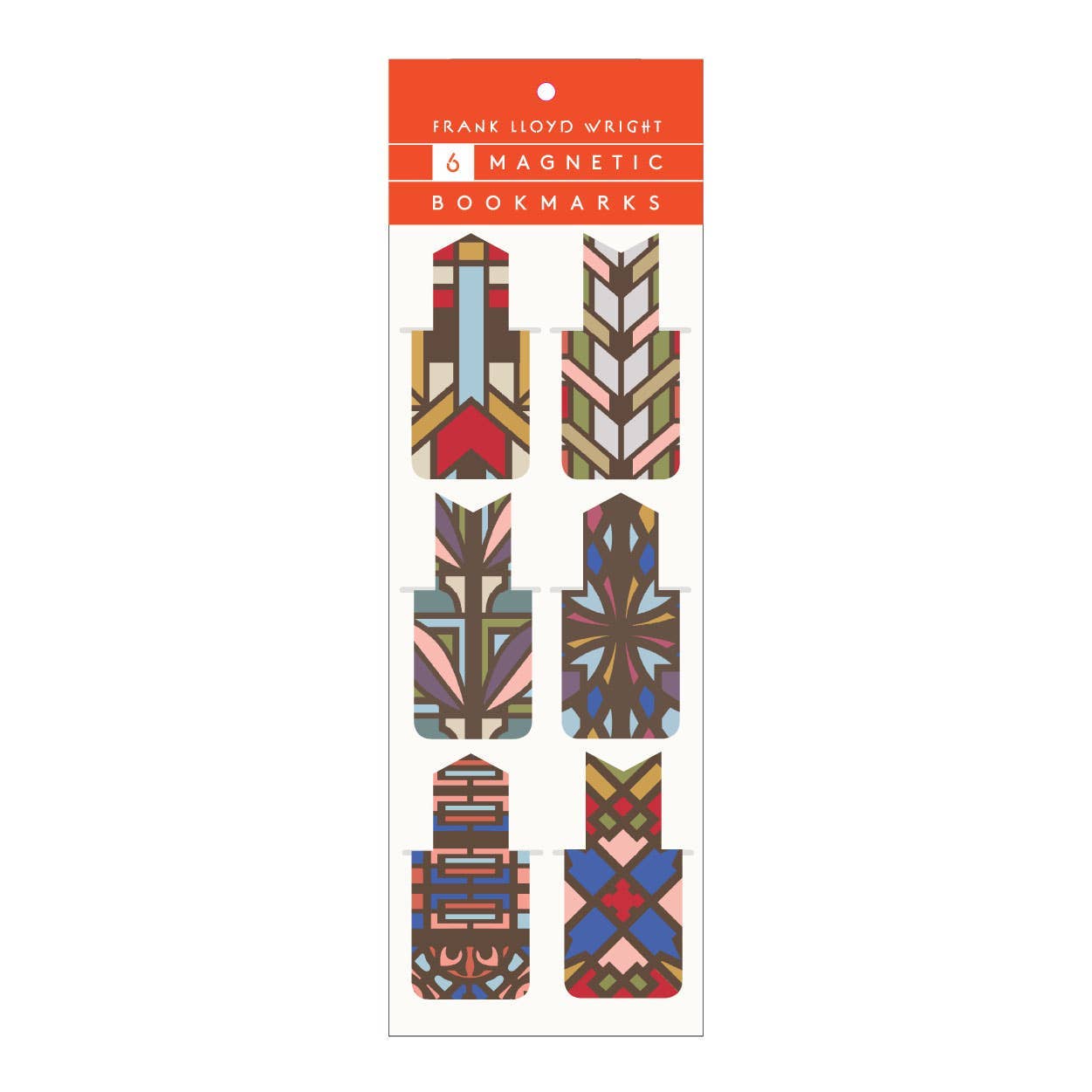 Frank Lloyd Wright Designs Magnetic Bookmarks - The Kindness Cause