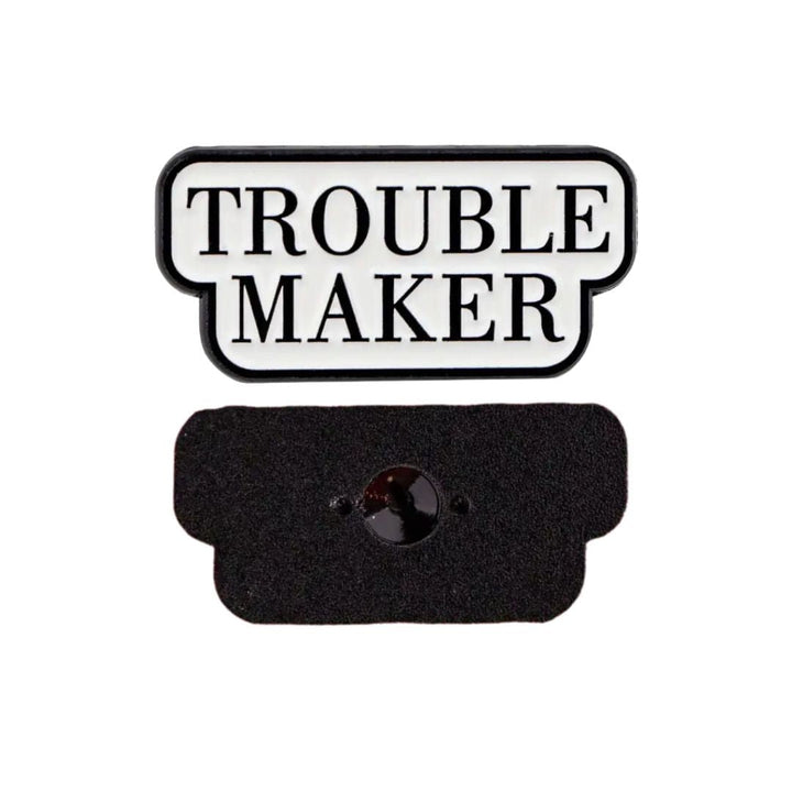 Good Troublemaker Enamel Lapel Pin - The Kindness Cause