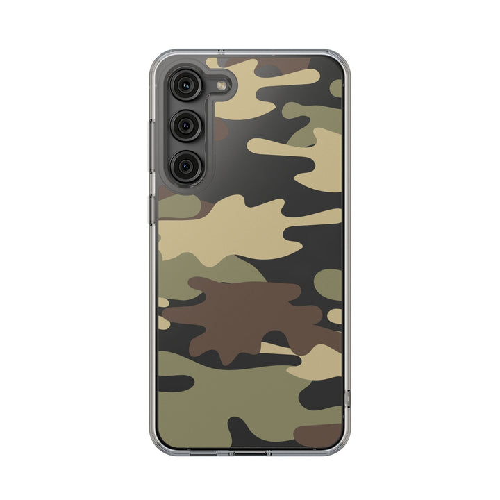 Green &amp; Brown Camo Clear Impact-Resistant Phone Cases - The Kindness Cause