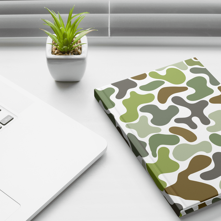 Green Camo Hardcover Notebook Journal - The Kindness Cause