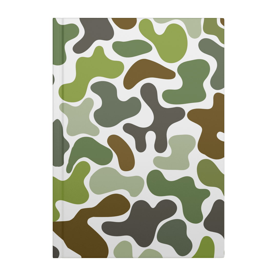 Green Camo Hardcover Notebook Journal - The Kindness Cause