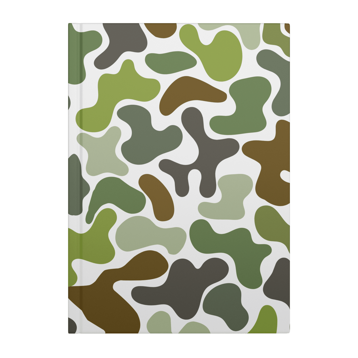 Green Camo Hardcover Notebook Journal - The Kindness Cause