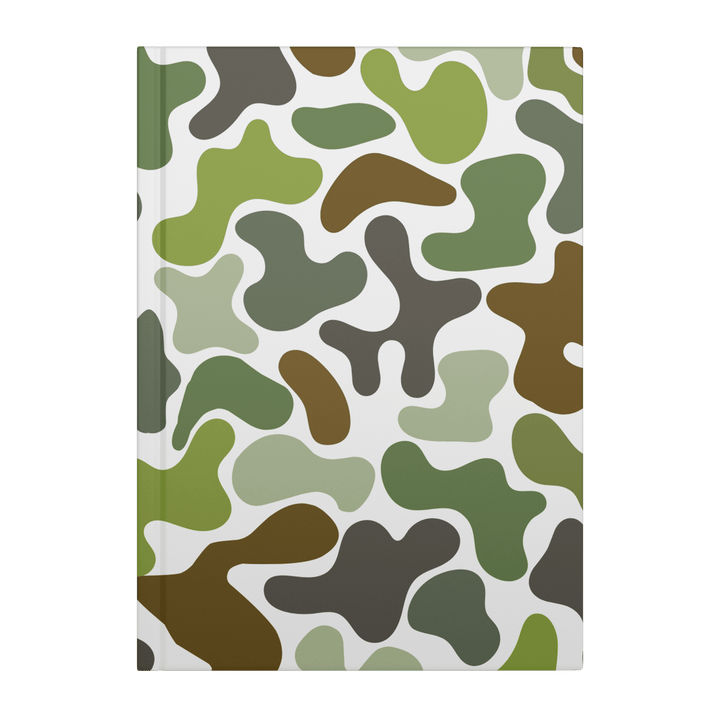 Green Camo Hardcover Notebook Journal - The Kindness Cause