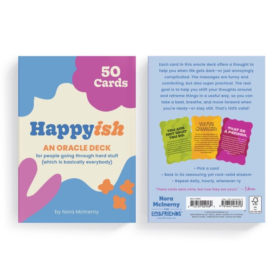 Happyish Deck Affirmation Cards - The Kindness Cause