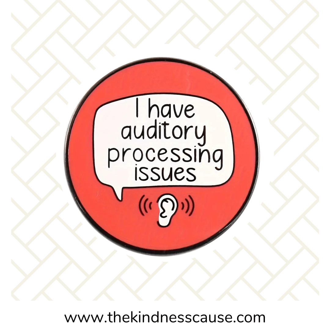 Hearing Loss Enamel Lapel Pins - The Kindness Cause