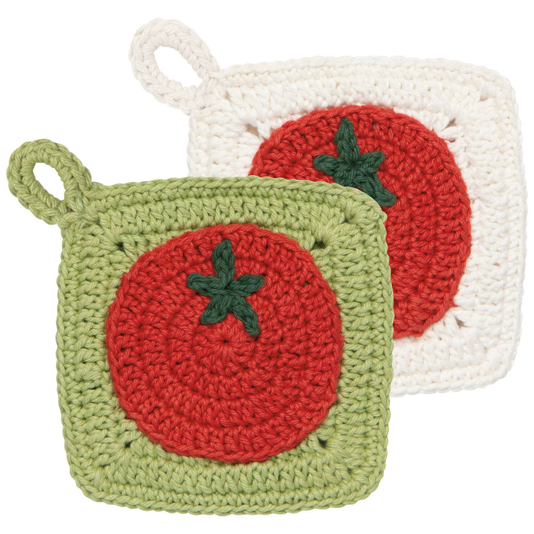 Heirloom Tomatoes Crochet Sponges Set of 2 - The Kindness Cause