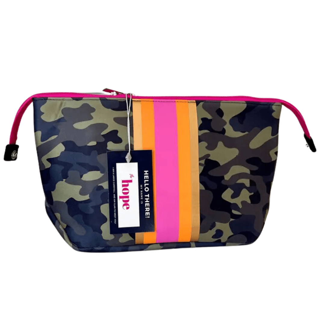 Hope Camo Neoprene Makeup Bag - The Kindness Cause