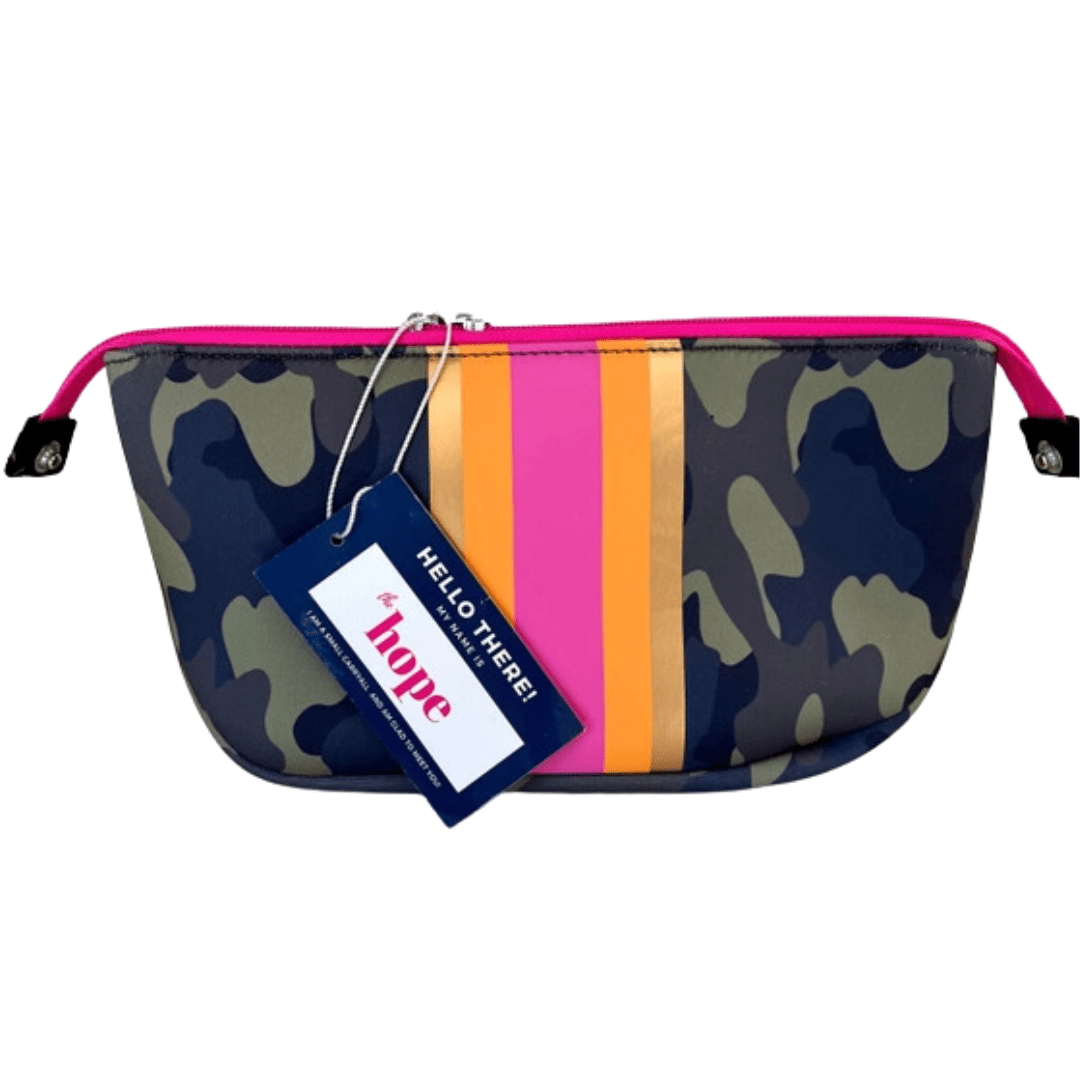 Hope Camo Neoprene Makeup Bag - The Kindness Cause