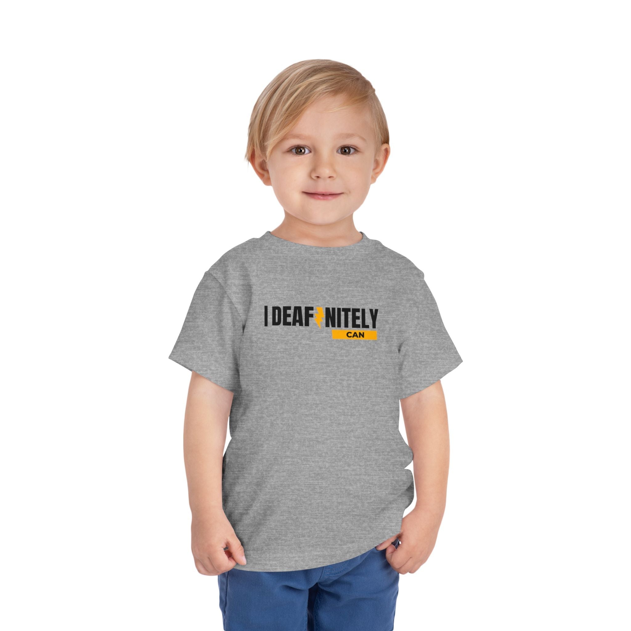 I Deafinitely Can Toddler Short Sleeve Tee - The Kindness Cause