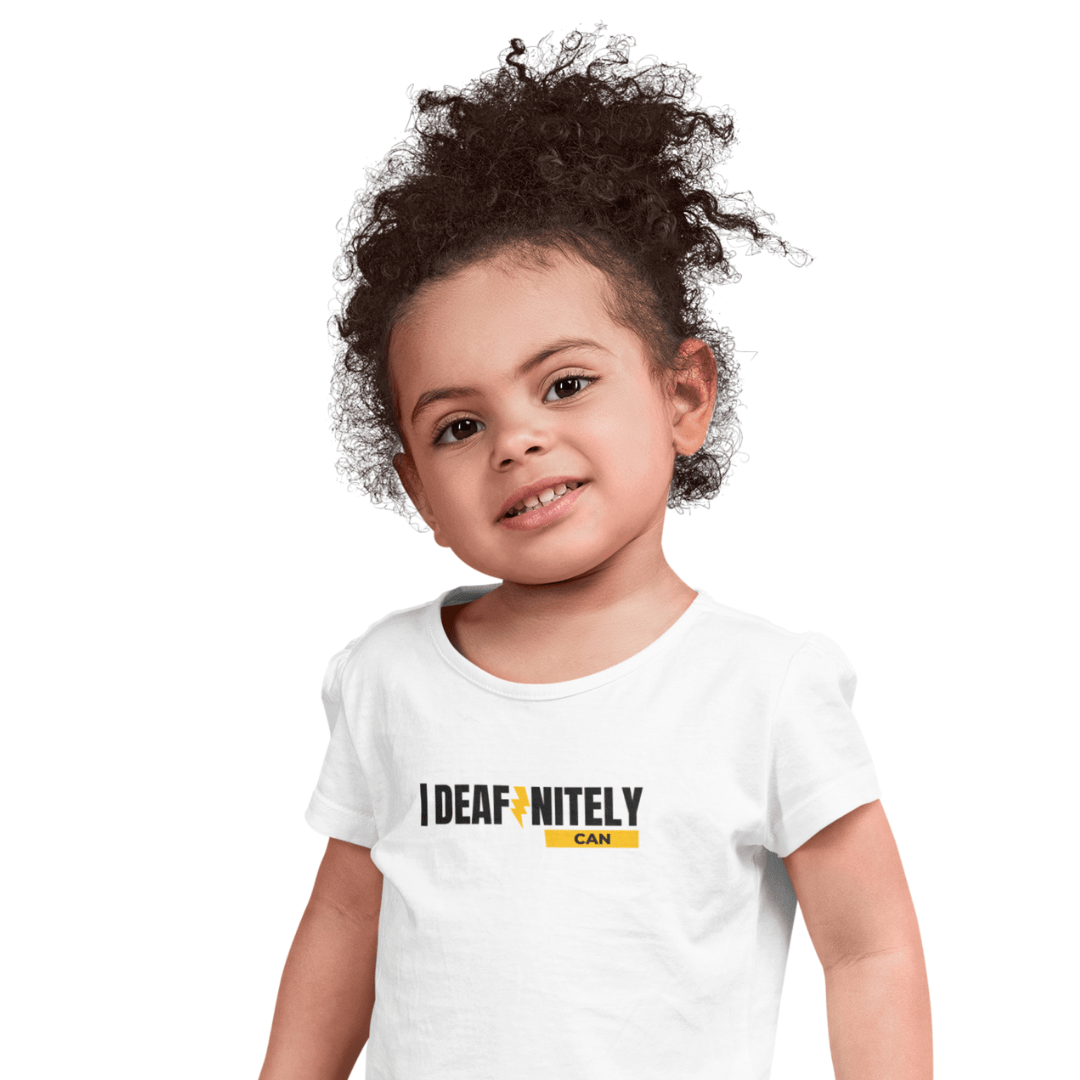 I Deafinitely Can Toddler Short Sleeve Tee - The Kindness Cause