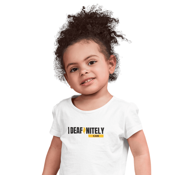 I Deafinitely Can Toddler Short Sleeve Tee - The Kindness Cause