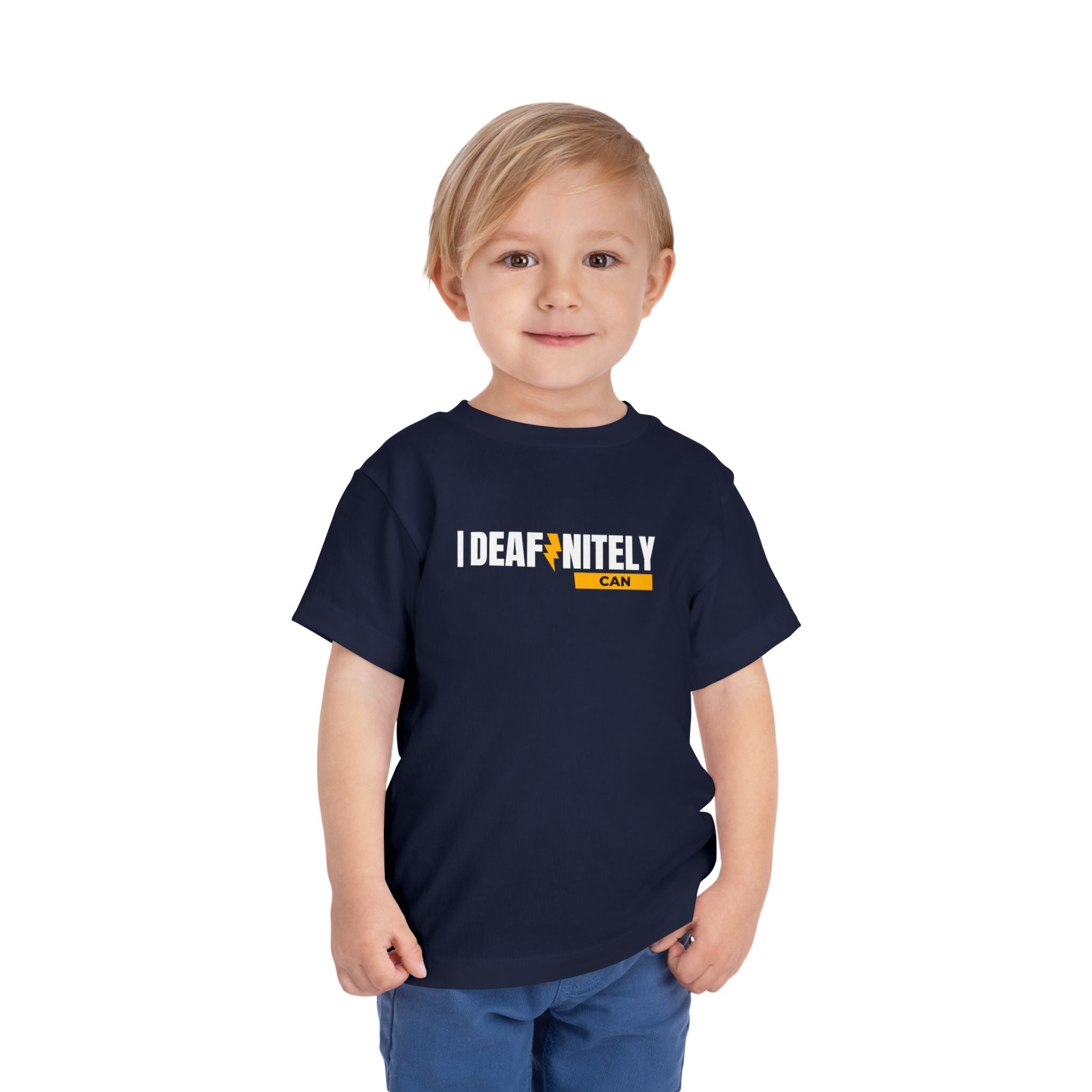 I Deafinitely Can Toddler Short Sleeve Tee - The Kindness Cause