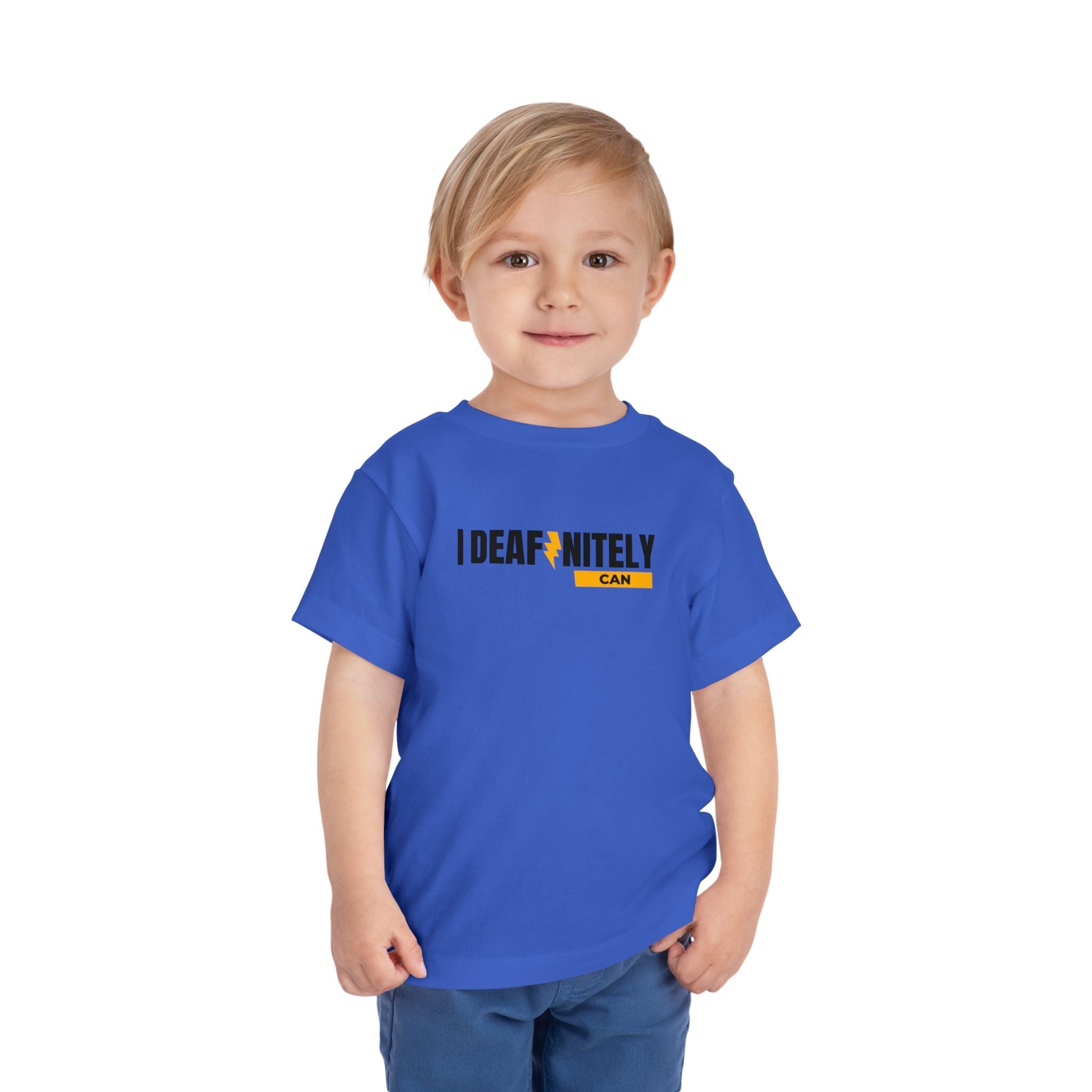 I Deafinitely Can Toddler Short Sleeve Tee - The Kindness Cause