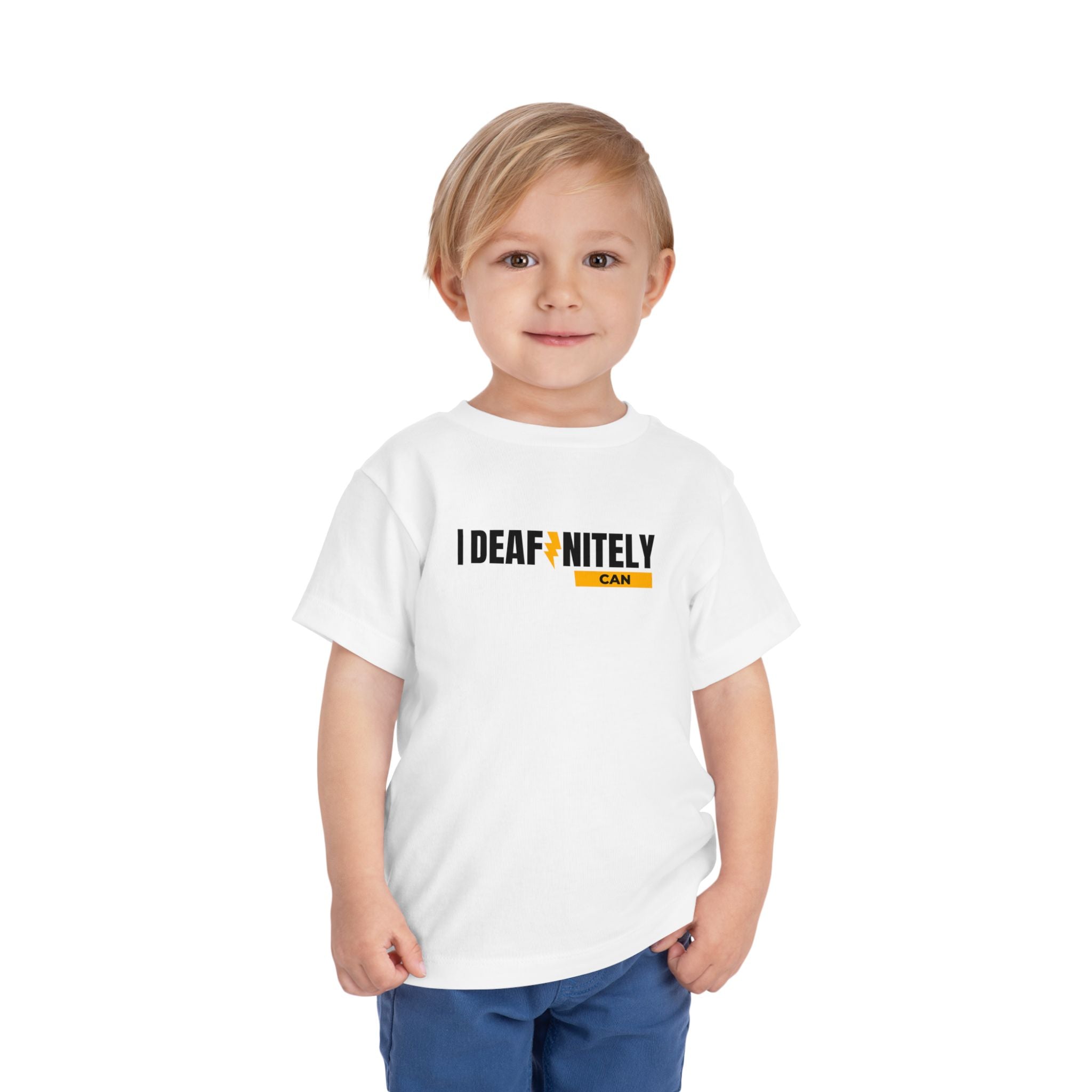 I Deafinitely Can Toddler Short Sleeve Tee - The Kindness Cause