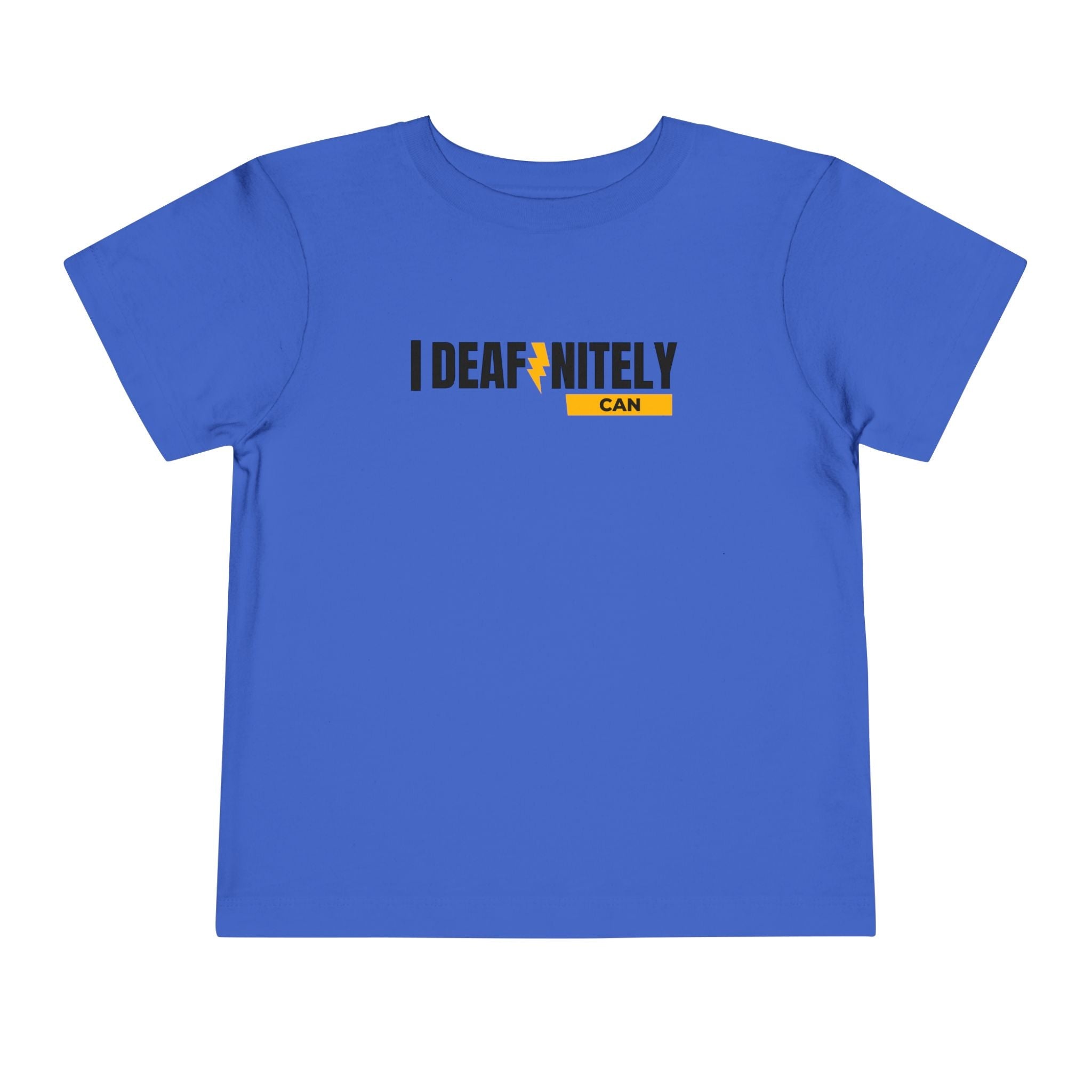 I Deafinitely Can Toddler Short Sleeve Tee - The Kindness Cause